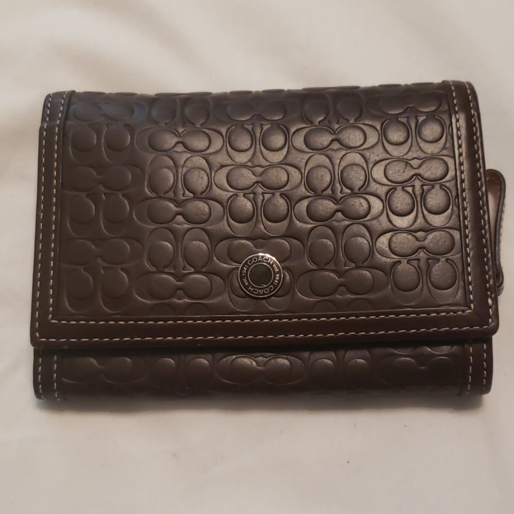 NWOT Brown coach wallet